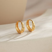 Star Diamond Hoop Earrings